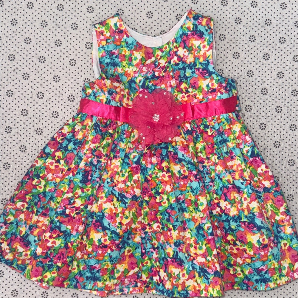 🛍PRETTY Little GIRLS DRESS SIZE 12 MONTHS 🛍